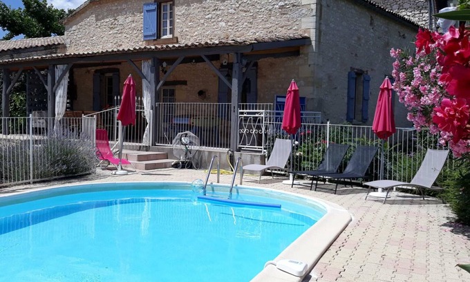 Rampieux Cottage | Charming Farmhouse with Private Pool, Garden, and Playground in Peaceful Countryside