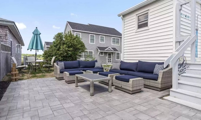 Wells Beach House | Charming Four Bedroom House Overlook Wells Salt Water Marsh.