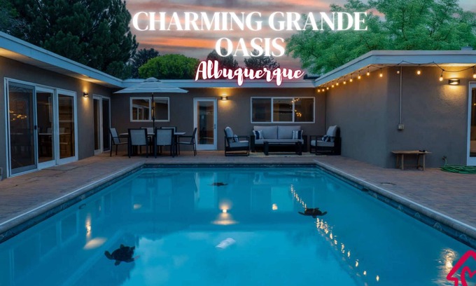 Northeast Heights House | Charming Grande Oasis Heated Pool- An Irvie Home