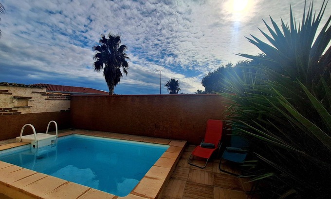 Saint-Hippolyte Apartment | Charming ground-floor apartment with private pool.
