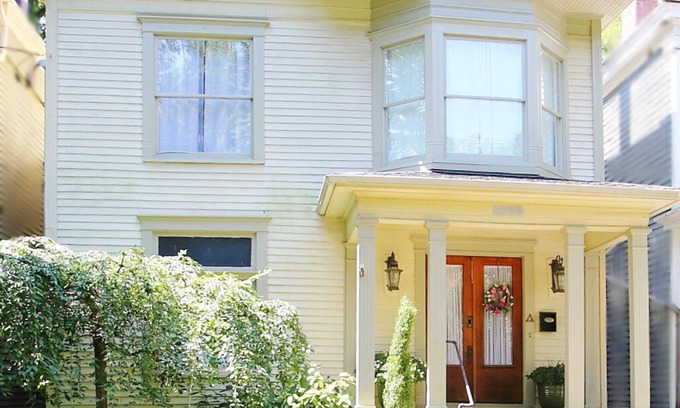 Cherokee Triangle House | Charming Highlands Victorian w/Pool-Quiet Street Just 2 Blocks from the Strip!