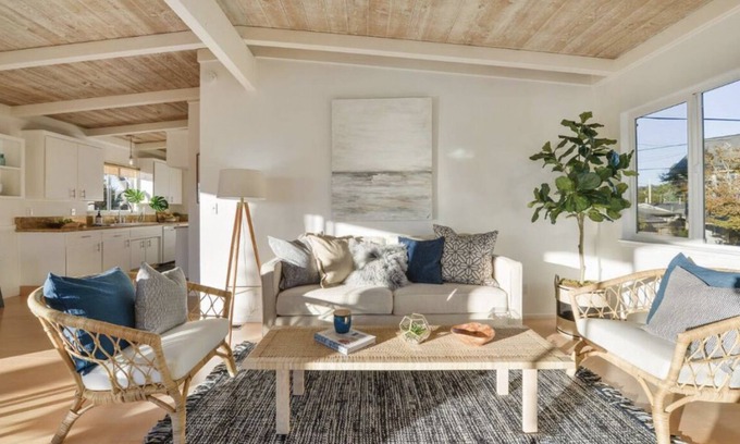 Aptos House | Charming, light-filled home - walk to the beach!