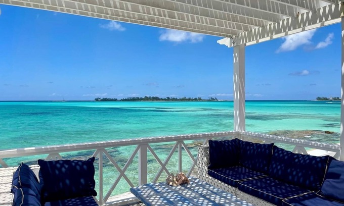 Nassau House | Charming ocean-front beach villa w/private pool/hot tub plus SPECTACULAR VIEW!