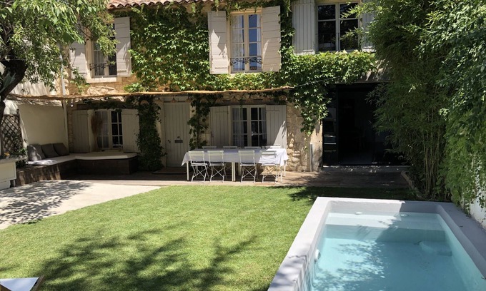 Saint-Didier House | Charming stone village house with pool