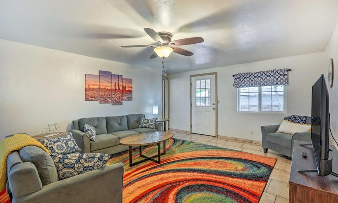 Flowing Well Neighborhood House | Charming Tucson Home with Covered Patio and Grill!