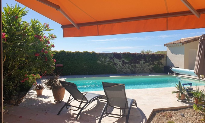 Reauville House | Charming villa in Drôme provençale (with view of Mont Ventoux)