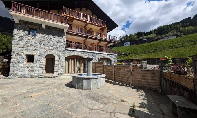 Areches Apartment | Charming Wohnung 6 Pers. Terrasse voller Sonne, Fuß der Pisten