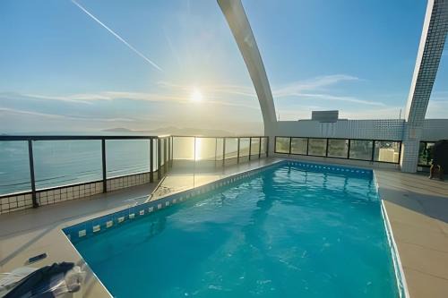 Boqueirao Apartment | Charmoso flat com vista mar, piscina e wi fi!