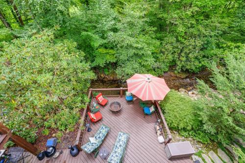 Hayesville Apartment | Chateau on Compass Creek Quiet Hayesville Escape
