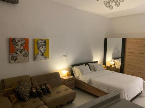 Dakar-Plateau Apartment | CHEZ RIMA/Studio très chaleureux F1/Très bien situé