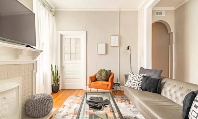Danville Apartment | Chic Haven: 2b/1bath in the Heart of Danville