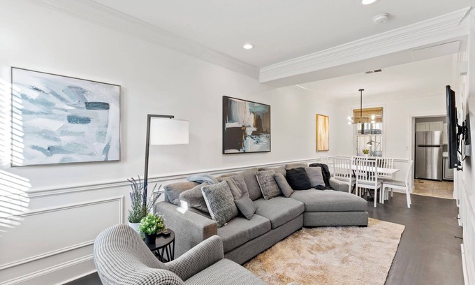 Truxton Circle House | Chic Shaw 3BR/3BA home, blocks to Convention Ctr