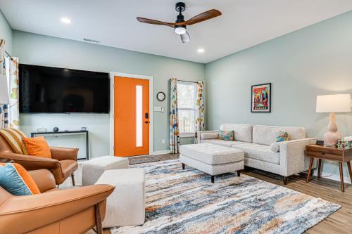 Indianapolis House | Chic SoBro Charmer with Covered Porch!