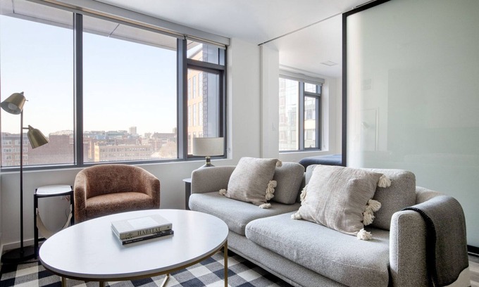 Shawmut Apartment | Chic South End 1BR w/Rooftop, W/D & Gym, nr Restaurants, by Blueground