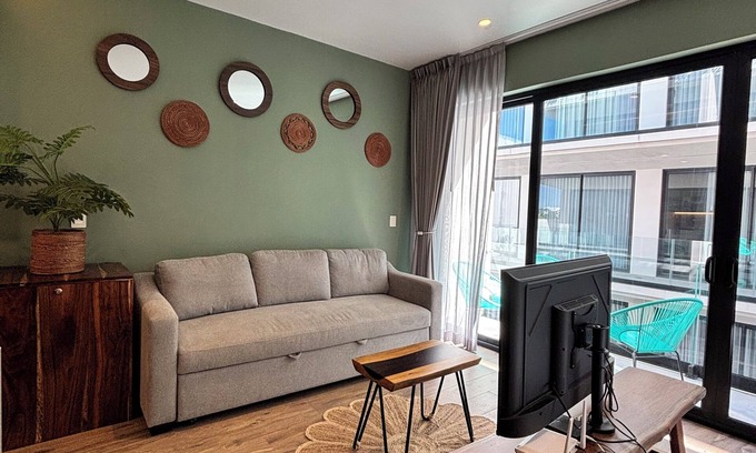 Tohoku Apartment | Chic studio at Sensai Downtown in Playa del Carmen: with AC, WiFi & fitness room