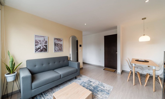 Financial District Apartment | Chic Urban Oasis in Chapinero