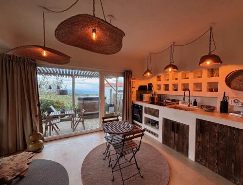 Azoia House | Chicken Raiser Cabin Unique Ocean View with Hot Tub