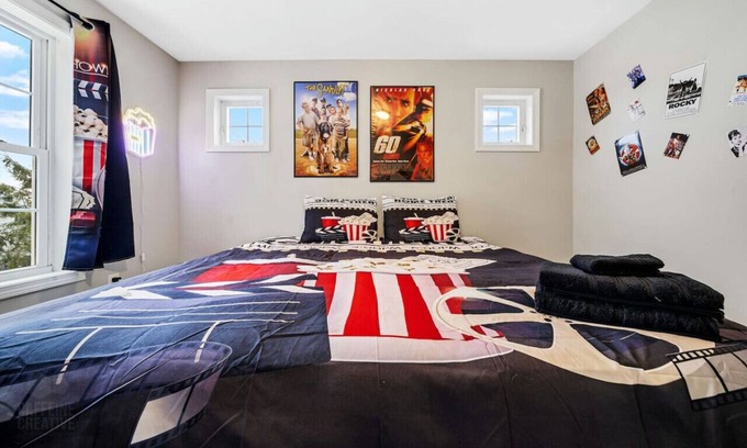 Old Orchard Beach Apartment | Cinematic Retreat: Family Hideaway with | King Bed