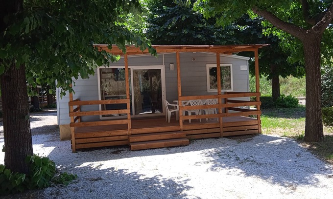 Ameglia Ski Chalet | Cinque Terre campsite chalet 328 near the sea