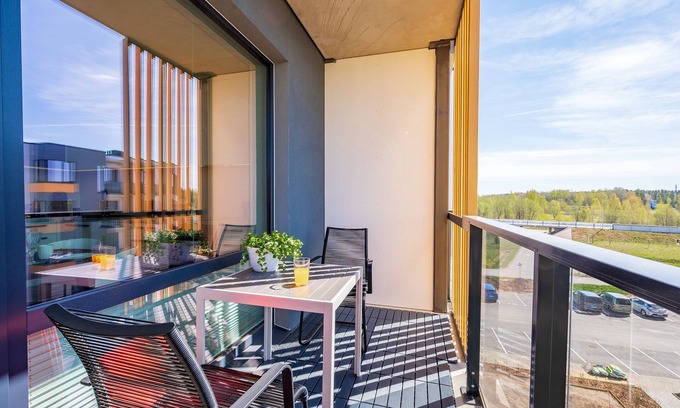 Tartu Apartment | Citygate Apartment With SUN Balcony