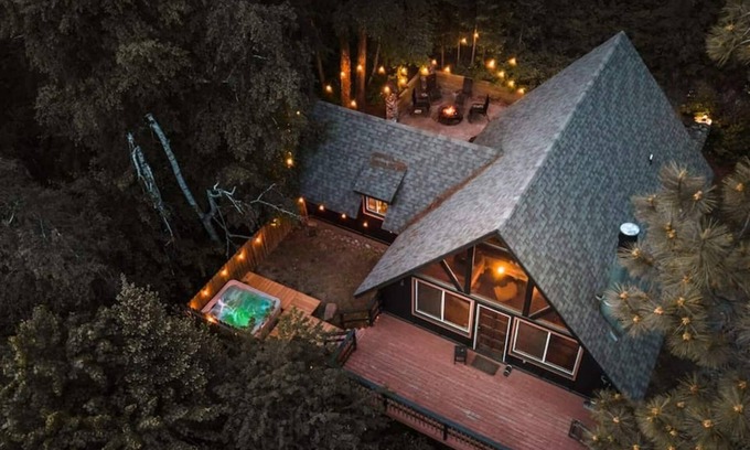 Whitefish House | Classic A-frame - Sleek Modern Interior