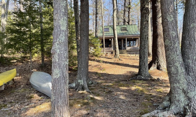 Hope Cottage | Classic Maine Lake Cottage with two beaches on 8 private acres.