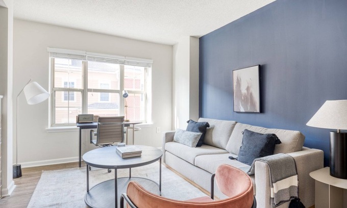 North Bethesda Apartment | Classic North Bethesda 1BR w/W/D, Pool & Gym, nr Metro, by Blueground