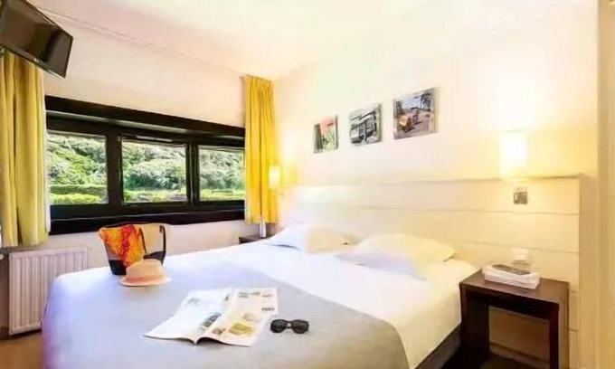 Anglet Apartment | Classic Zimmer 2 Schlafzimmer 2 Erwachsene und 1 Kind mit herrlichem Meerblick