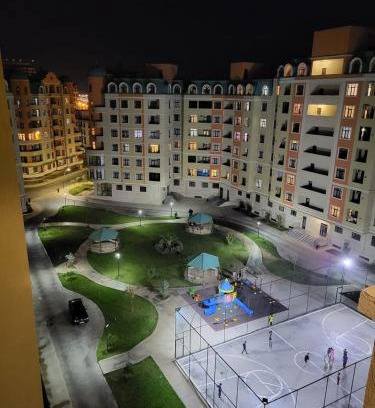 Sumqayit Apartment | Coastal 2 Bedrooms, 2 Balcones, AC, Wi-Fi, Sumgait Boulevard Park