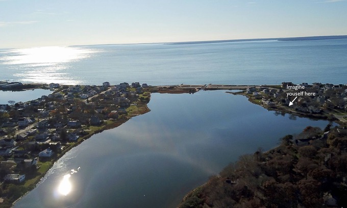 Falmouth Heights Cottage | Coastal cottage offers beautiful water views, and steps to sandy beaches
