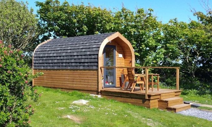 Holyhead RV Rental | Coastal Escape Pod with Bathroom