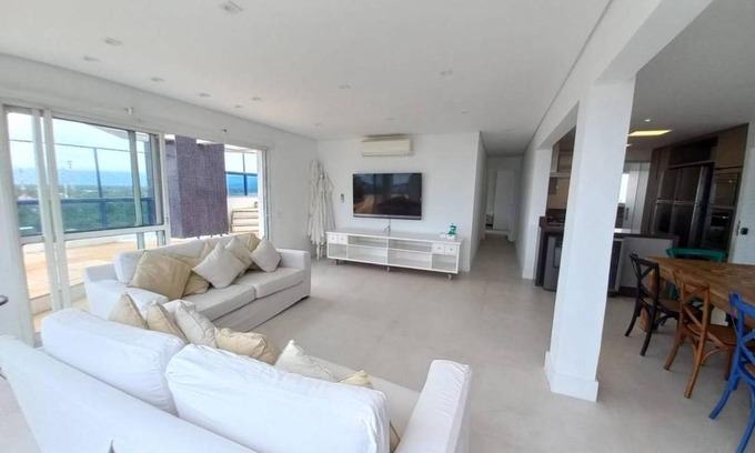 Riviera de Sao Lourenco Apartment | Cobertura com Incrível Vista do Mar - Piscina e 3 suítes na Riviera de São Lourenço