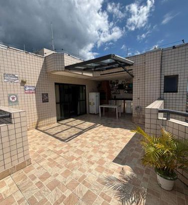 Maracana Apartment | Cobertura DUPLEX Em frente ao mar com churrasqueira