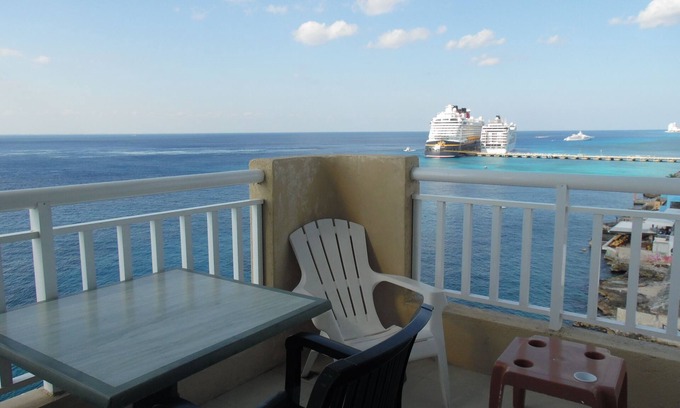 Colonia Andres Apartment | COCONUT Penthouse at El Cantil - Oceanfront One Bedroom - Stunning Sunset Views!