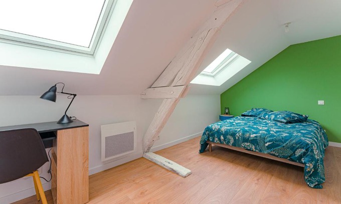 Cholet House | Coeur de ville #H2- Central & Cosy - Logement partagé - Chambre privée