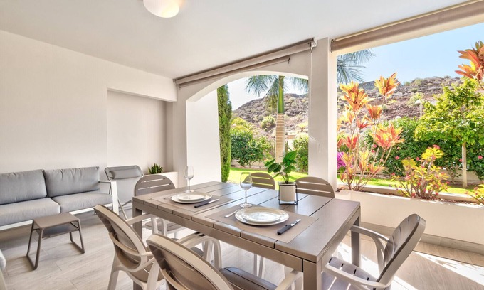 Palm-Mar Ski Chalet | Colinas - Timanfaya 0.3 NATURE RESERVE VIEW AND GARDEN