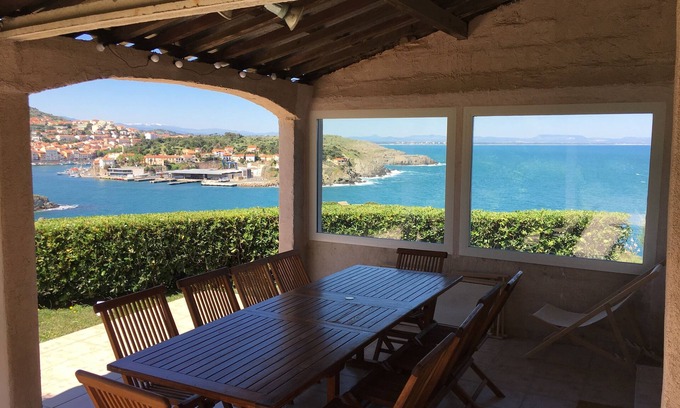 Port-Vendres Villa | Collioure: Property with panoramic sea view!