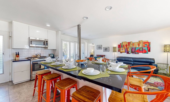 Araby Commons House | Color-filled charmer with pool & tennis access, patios, and AC