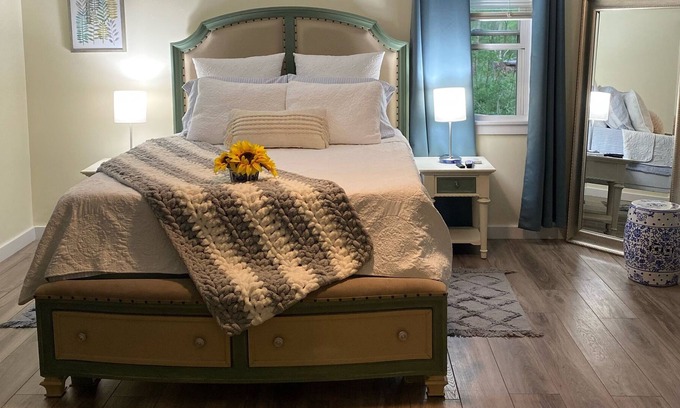 Catskill House | Come relax in this peaceful home with newly renovated master bedroom.