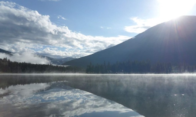 Troy Cabin | Comfortable 3 bedroom 1 bath Cabin, walk to the lake at the Public boat launch.
