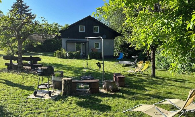 Ferienpark Himmelberg House | Comfortable 4 * holiday home, terrace, barbecue area, garden, fireplace, WiFi, incl. additional costs