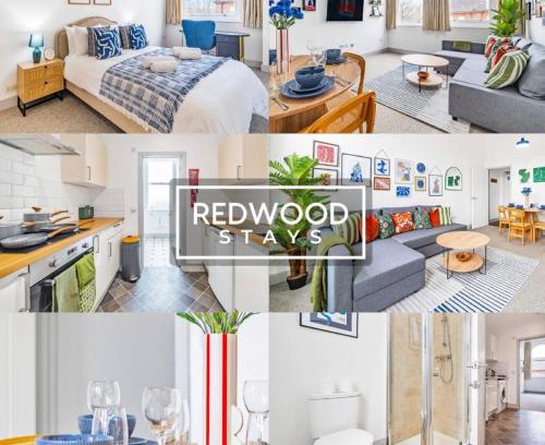 Rushmoor District Apartment | COMFORTABLE AND HOMELY 1 BEDROOM 1 BATHROOM SERVICED APARTMENT WITH FREE PARKING, FREE WiFi AND NETFLIX, PERFECT FOR BUSINESS STAYS, FAMILIES, RELOCATIONS, EXTENDED STAYS, AND EMERGENCY ACCOMMODATION by REDWOOD STAYS
