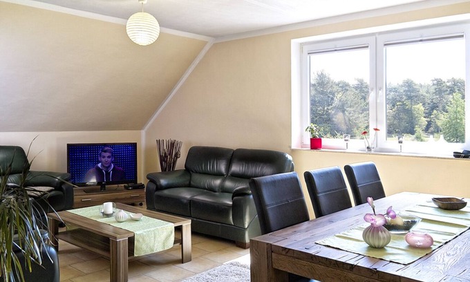 Fuhlendorf Apartment | Comfortable apartment, in a quiet forest location, a few minutes' drive. to the beach