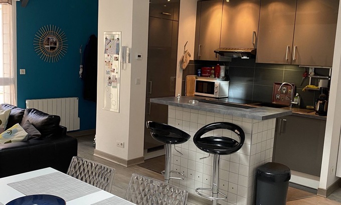 Dieppe Apartment | Comfortable apartment, between harbor, beach and town center, 2 to 4 people