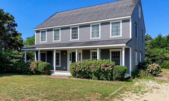Nantucket House | Comfortable home near beaches, town, & airport with patio, WiFi, grill, & W/D