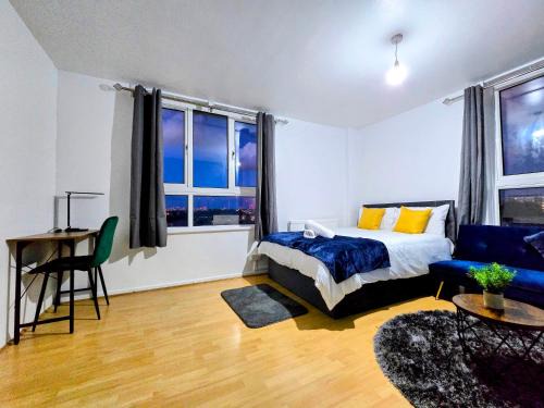 South Bermondsey Apartment | Comfy 3BR flat in the city perfect for long stay