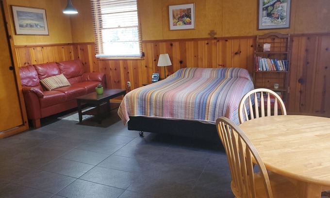 Lakewood Village Apartment | Comfy, homey studio with private entrance and snack-prep area