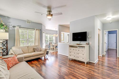 Rehoboth Beach Apartment | Community Pool and Private Balcony Chic Lewes Gem