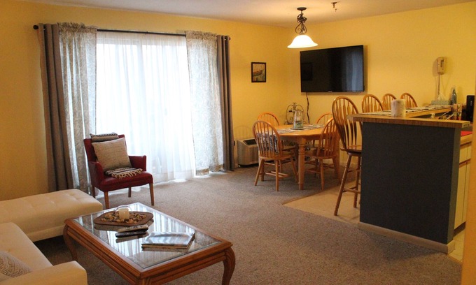 Gilford Condo | Condo at Paugus Bay. Pool area. Near Weirs Bch,Gunstock mtn, NH Bank Pavillion.
