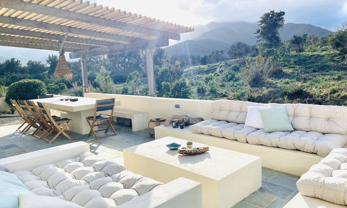 Pietracorbara Villa | Contemporary villa with exceptional view of the maquis between sea and mountains